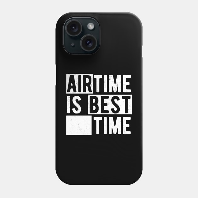 Airtime Is Best Time - Funny Roller Coaster Enthusiast Phone Case by emmjott