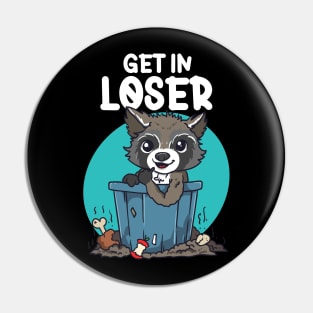 Funny Raccoon Gift Men Women Kids Funny Raccoon Pin