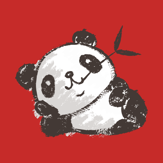 Panda that is relaxing by sanogawa