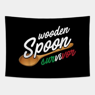 Wooden spoon survivor Tapestry