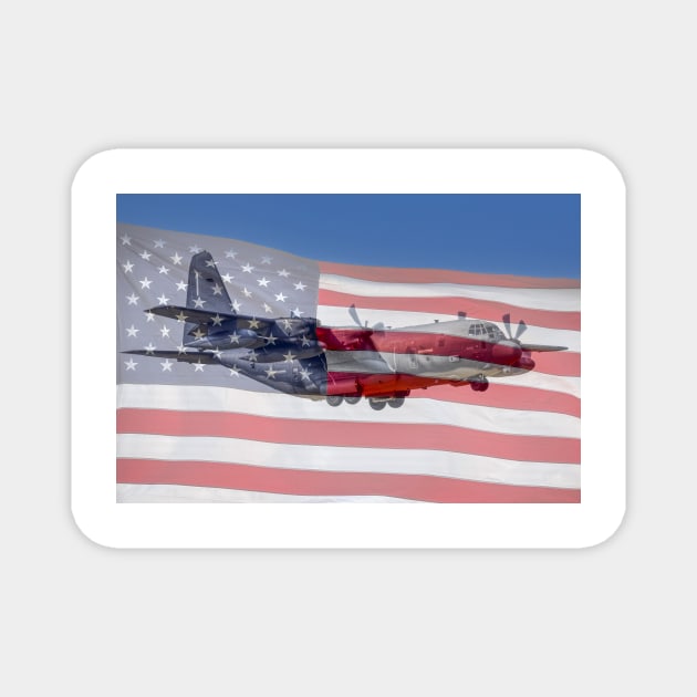 Stars and Stripes Hercules Magnet by derek beattie