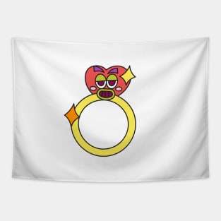 Cute Wedding Ring Tapestry