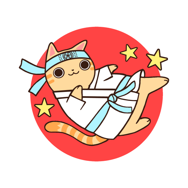 Karate Cat by SarahJoncas