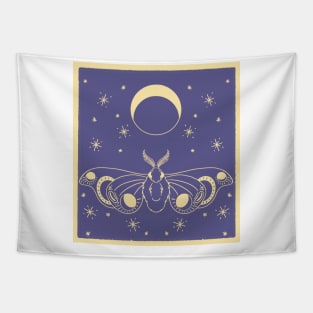 Moth moon Tapestry