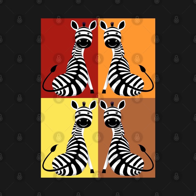 Hot Sitting Zebra by JeanGregoryEvans1