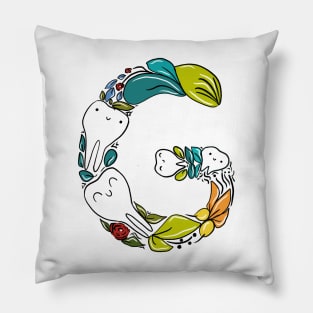 Letter G Pillow