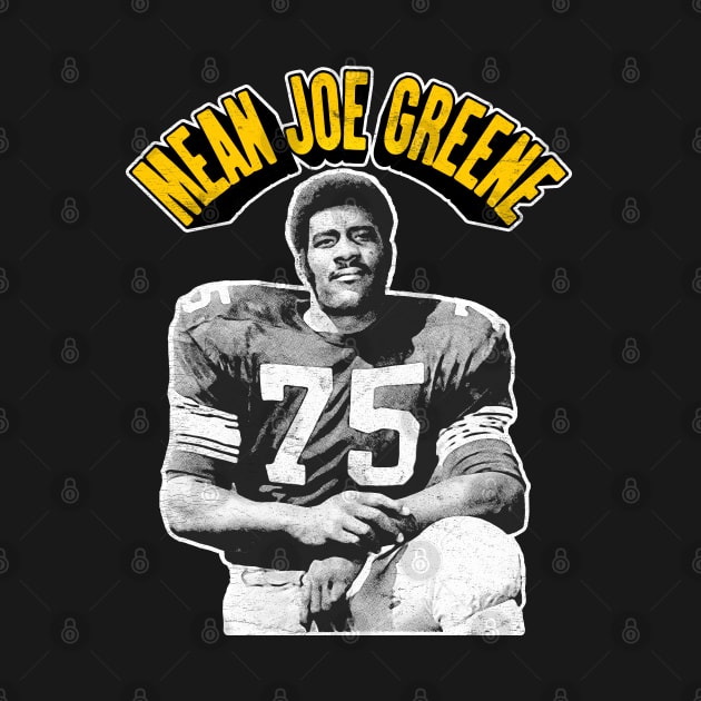 Mean Joe Greene -- Retro Football Fan Design by DankFutura