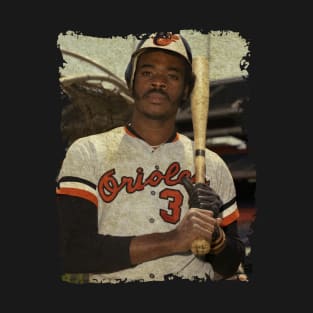 Eddie Murray in Baltimore Orioles T-Shirt