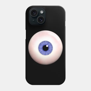 Weird Staring Bloodshot Human Hovering Eyeball Phone Case