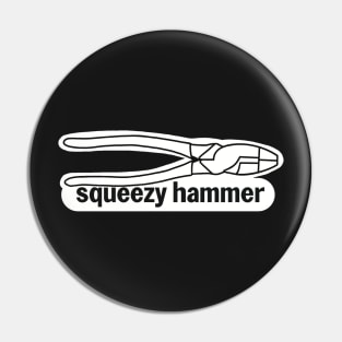 Funny Electrician Squeezy Hammer Pin