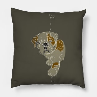 Bulldog Puppy Pillow