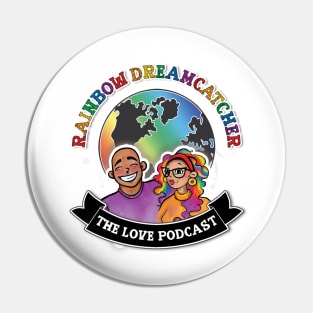 Rainbow Dreamcatcher The Love Podcast Logo Pin