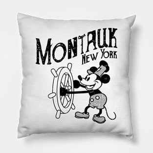 Steamboat Willie - Montauk Long Island Pillow