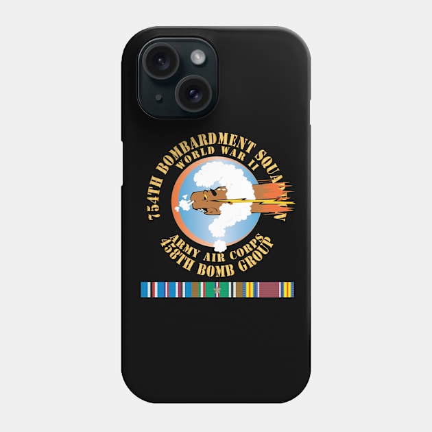 754th Bombardment Squadron - 458th Bomb Group - WWII w EUR SVC X 300 Phone Case by twix123844