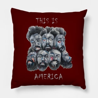 This Is America Faces Pillow