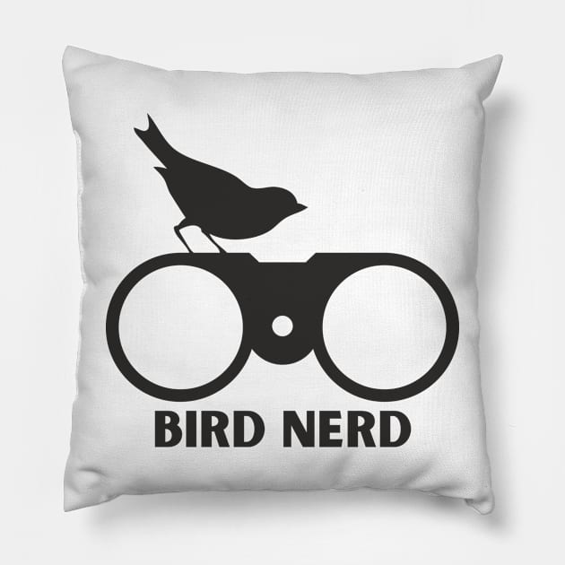 Bird Nerd Pillow by orioleoutdoor