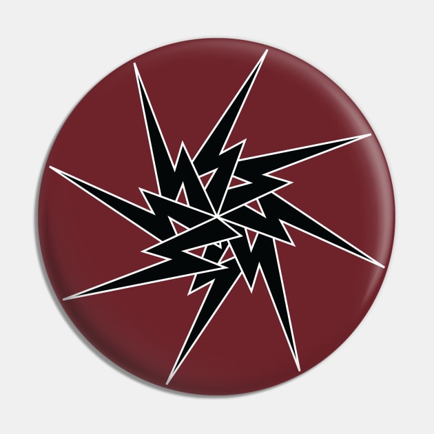 Lightning Bolt Pattern Pin by McNutt