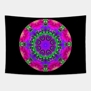 Mandala Magic - Kaleidoscopic Fractal 2.10.2024 B Tapestry