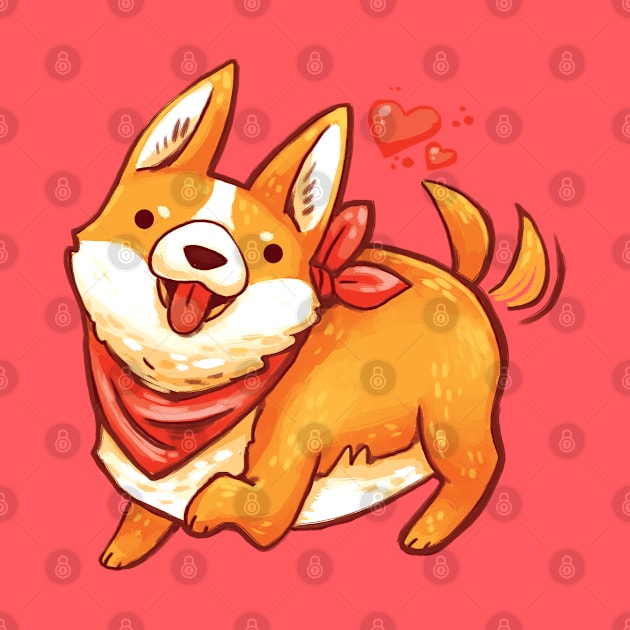 Corgi Love by MichelleScribbles