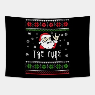 the cure santa metal Tapestry