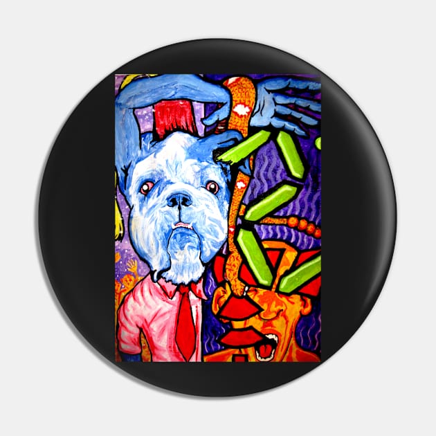 Blue Pooch Pin by Jacob Wayne Bryner 