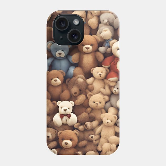 Teddy Bear Phone Case by Abeer Ahmad