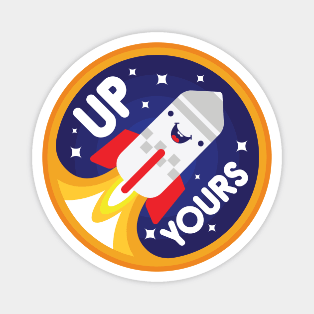 Up Yours Magnet by jthreeconcepts