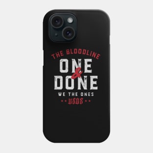 The Usos One And Done Type Phone Case