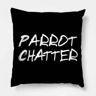 Parrot chatter Pillow