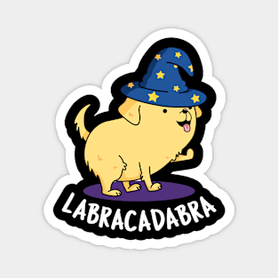 Labracadabra Cute Labrador Dog Pun Magnet