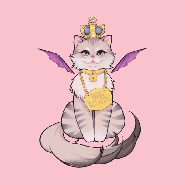 Cute Kitty Cat Royalty by Jay Spotting