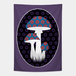 Phish Fishman Donuts Amanita Mushrooms Tapestry