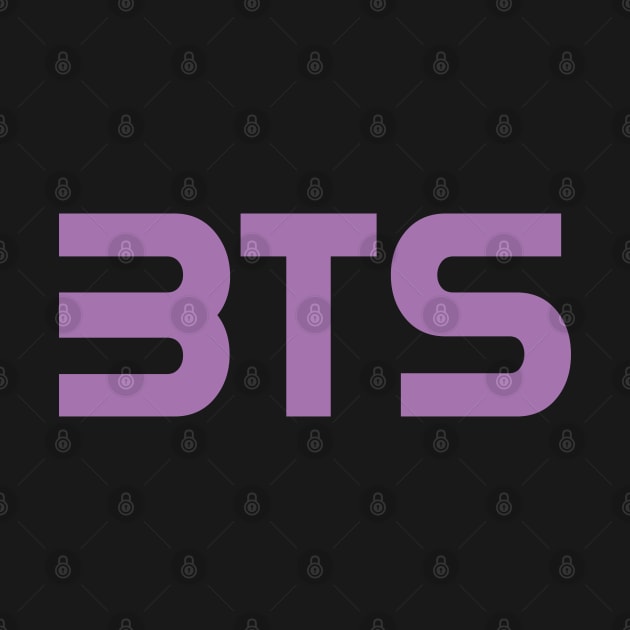 BTS Nasa logo purple text by Oricca