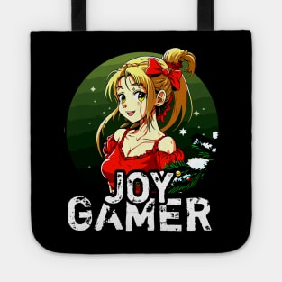 Anime Gamer Girl Christmas Gift Tote