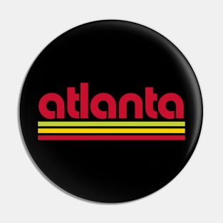 Retro Atlanta Stripes Pin