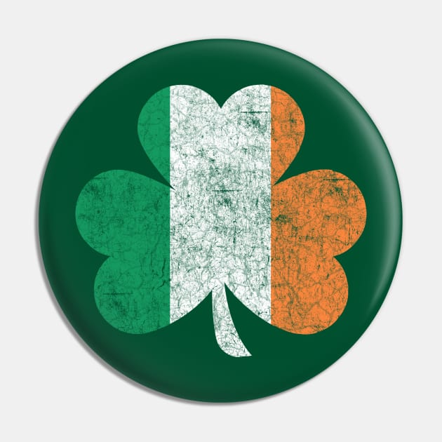 Vintage Irish Shamrock Saint Patrick Day Pin by vladocar