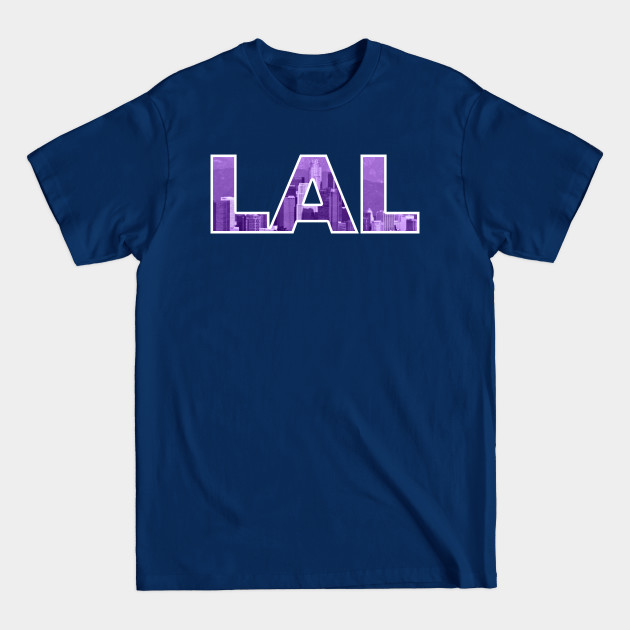 Disover Los Angeles Lakers LAL Skyline - Los Angeles Lakers - T-Shirt