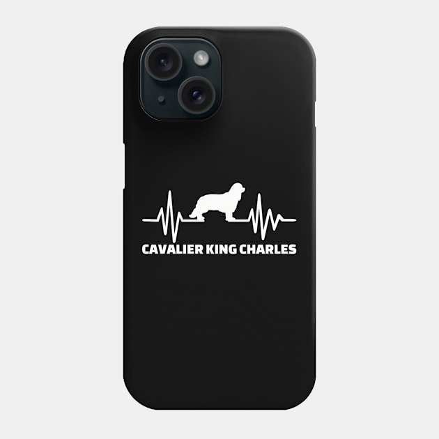 Cavalier King Charles frequency with name Phone Case by Designzz