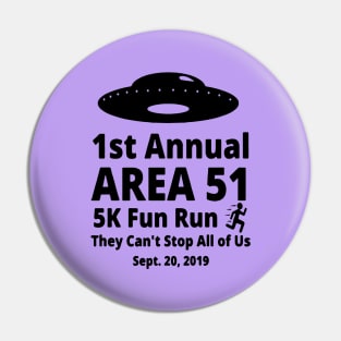 1st Annual Area Si 5k Fun Pin