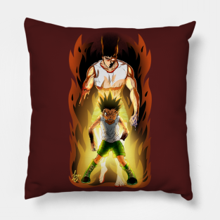 Gon Freecss Pillows Teepublic
