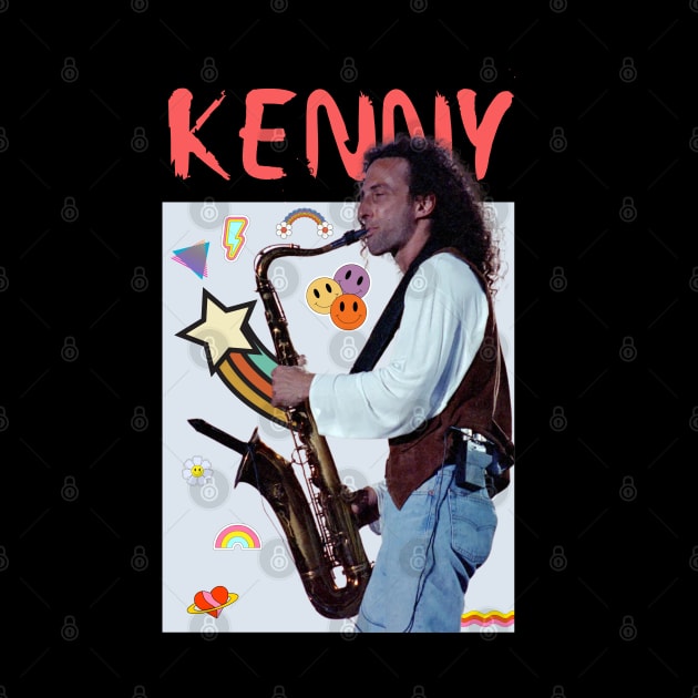 Kenny G  quotes art 90s style retro vintage 70s by graphicaesthetic ✅