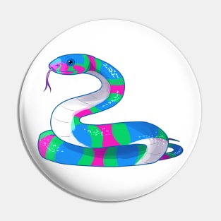 Polysssexual Snake Pin