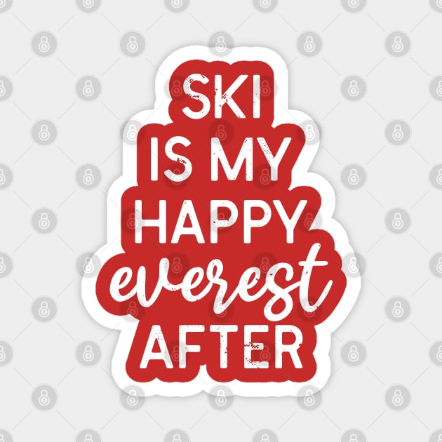 Ski Puns Magnet by Shirts That Bangs