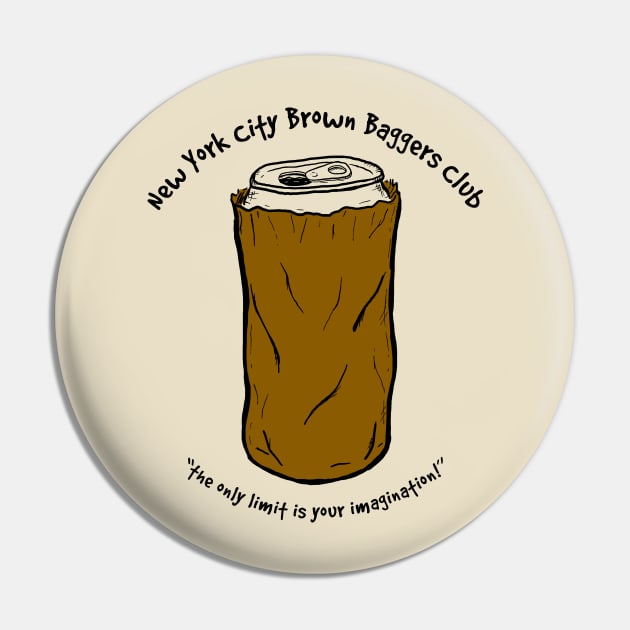 NYC Brown Baggers Club (2020) Pin by UselessRob