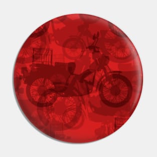 Postie Bike Camo in Group Ride Red Pin