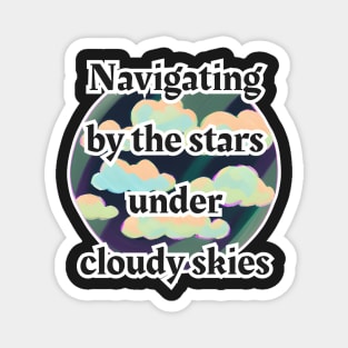 Navigating By The Stars Under Cloudy Skies Powell Magnet