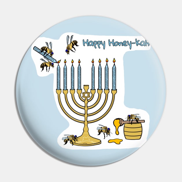 Happy Honey-kah Pin by Underbite Boutique