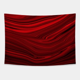 Red and Black Liquid Marble Textute Tapestry