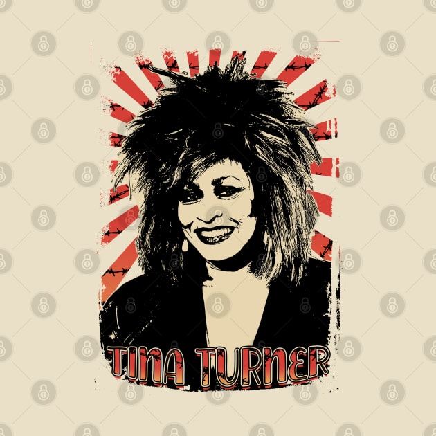 Tina Turner  Retro Vintage Aesthetic by Ihkwan Art