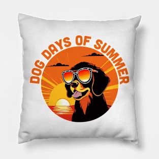 Summer Vibes: Get 'Dog Days of Summer' Design for Your Wardrobe Pillow